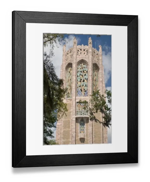 Framed Print : North America, Florida, Lake Wales, Bok Sanctuary. The carillon tower was designed by Milton B Framed Print : North America, Florida, Lake Wales, Bok Sanctuary. The carillon tower was designed by Milton B