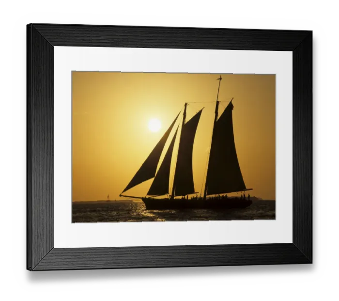 Framed Print : Schooner in Florida Keys, Florida, USA Framed Print : Schooner in Florida Keys, Florida, USA