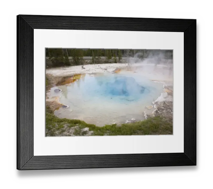 Framed Print : WY, Yellowstone National Park, Fountain Paint Pot, Silex Spring Framed Print : WY, Yellowstone National Park, Fountain Paint Pot, Silex Spring