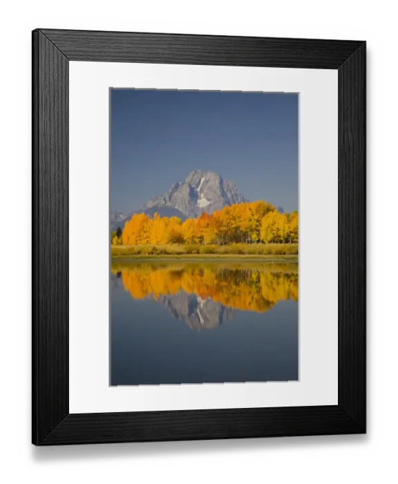 Framed Print : WY, Grand Teton National Park, Mount Moran and Snake River Framed Print : WY, Grand Teton National Park, Mount Moran and Snake River