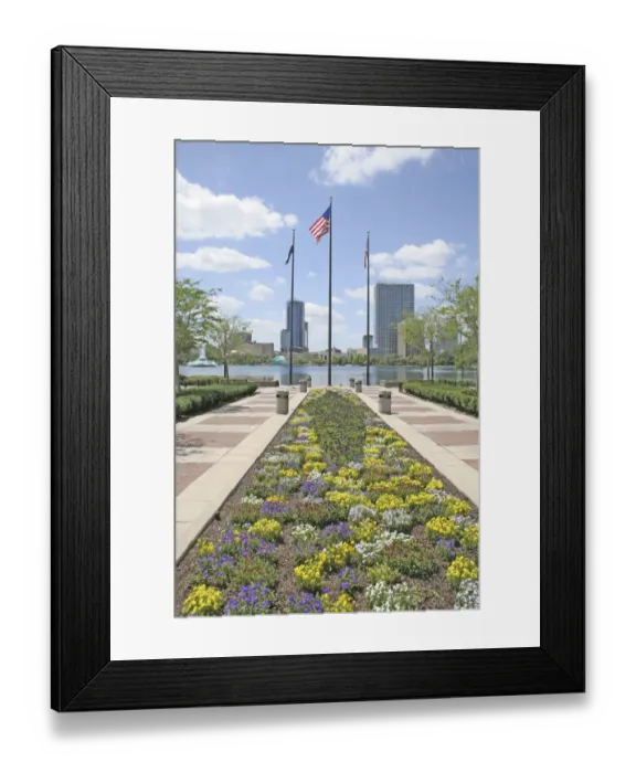 Framed Print : People at Lake Eola Park, Orlando Florida Framed Print : People at Lake Eola Park, Orlando Florida