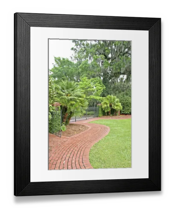 Framed Print : Landscaping at Alfred Maclay Gardens State Park Tallahassee Florida Framed Print : Landscaping at Alfred Maclay Gardens State Park Tallahassee Florida