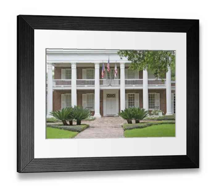 Framed Print : Governors mansion downtown Tallahassee Florida Framed Print : Governors mansion downtown Tallahassee Florida