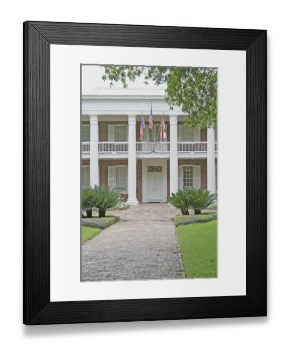 Framed Print : Governors mansion downtown Tallahassee Florida Framed Print : Governors mansion downtown Tallahassee Florida
