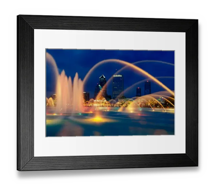 Framed Print : USA, Florida, Jacksonville skyline from Friendship park Framed Print : USA, Florida, Jacksonville skyline from Friendship park