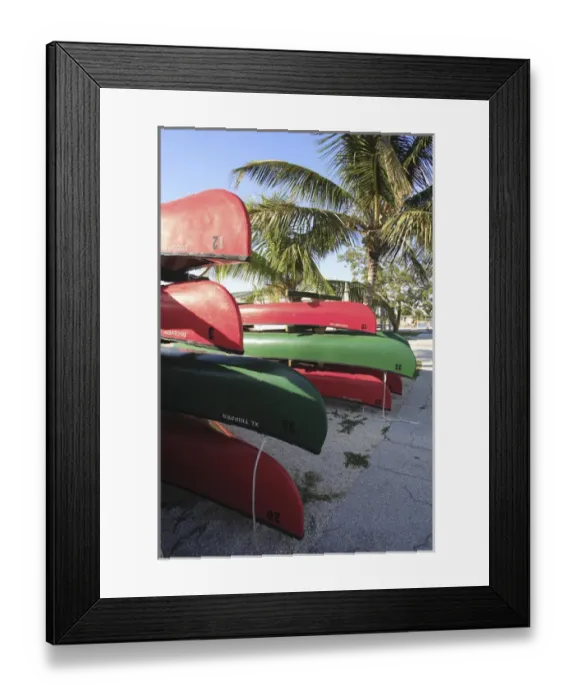 Framed Print : Canoe outpost Flamingo, Everglades National Park Post Wilma Florida