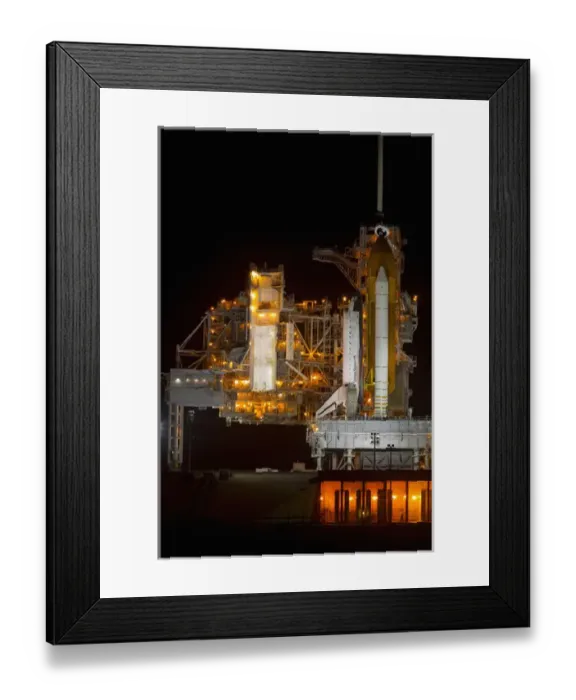 Framed Print : The RSS Rollback to the final mission of Endeavour STS-134 at Cape Canaveral, Florida