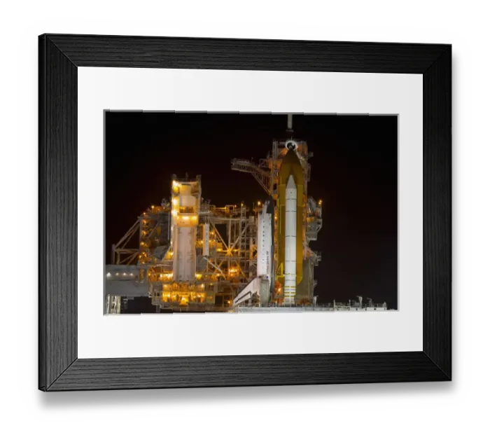 Framed Print : The RSS Rollback to the final mission of Endeavour STS-134 at Cape Canaveral, Florida
