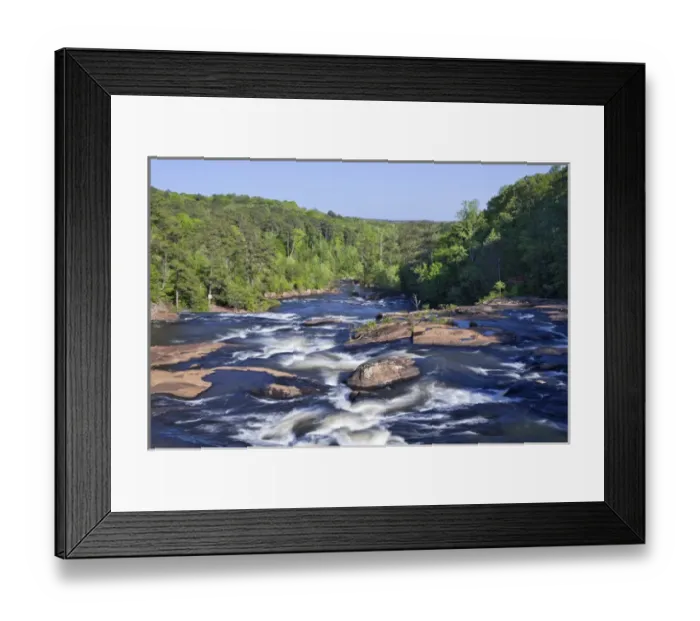 Framed Print : Cascading water, Macon, Georgia Framed Print : Cascading water, Macon, Georgia