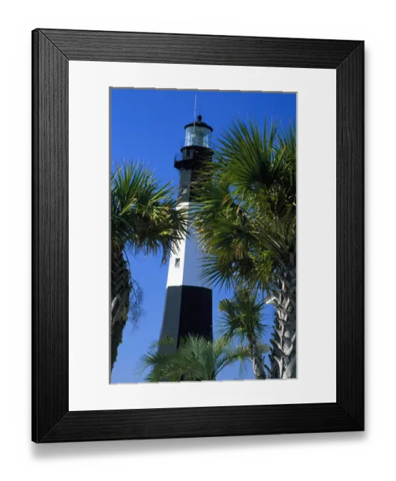 Framed Print : N. A. USA, Georgia, Savannah. Tybee Island lighthouse Framed Print : N. A. USA, Georgia, Savannah. Tybee Island lighthouse