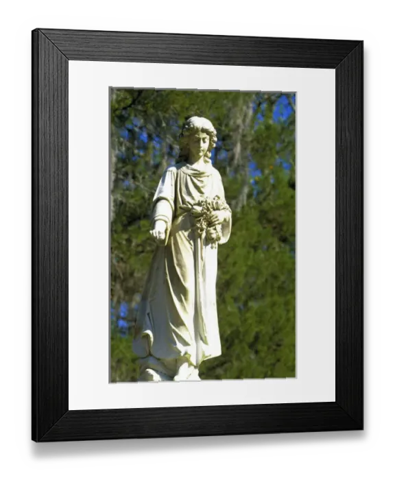 Framed Print : N. A. USA, Georgia, Savannah. Angel statue in Bonaventure Cemetery Framed Print : N. A. USA, Georgia, Savannah. Angel statue in Bonaventure Cemetery