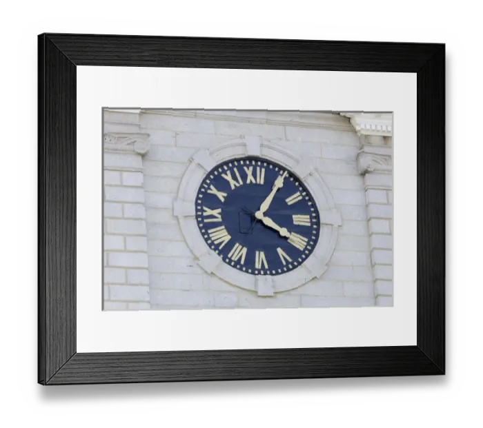 Framed Print : USA, Georgia, Savannah, historic district, Independent Presbyterian Church clock tower