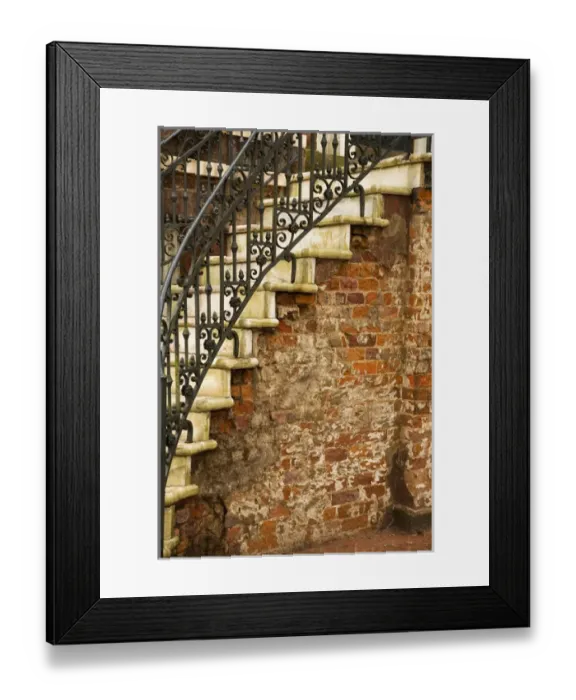Framed Print : USA; Georgia; Savannah. Old brick on home in Historic District. (PR) Framed Print : USA; Georgia; Savannah. Old brick on home in Historic District. (PR)