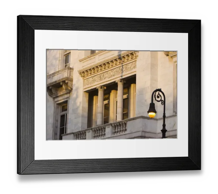 Framed Print : USA; Georgia; Savannah; Historic building in the citys Historic District Framed Print : USA; Georgia; Savannah; Historic building in the citys Historic District