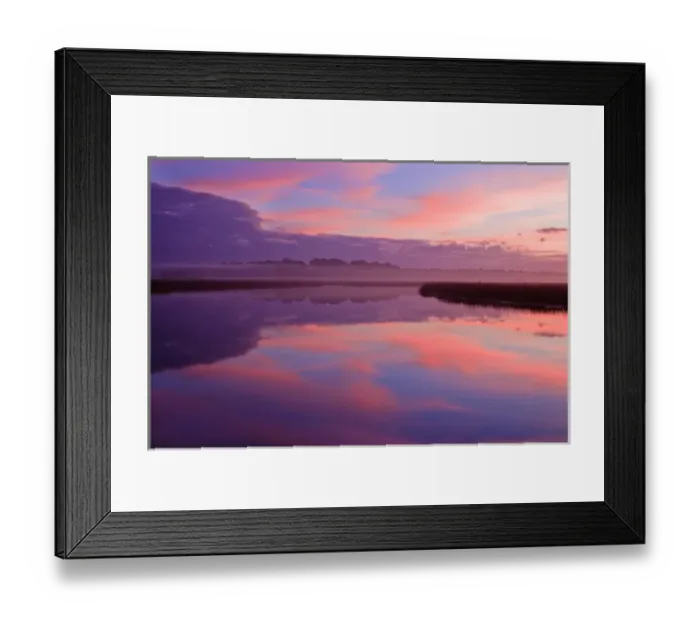 Framed Print : North America, USA, Georgia, Savannah. Clouds reflecting onto a creek at sunrise Framed Print : North America, USA, Georgia, Savannah. Clouds reflecting onto a creek at sunrise
