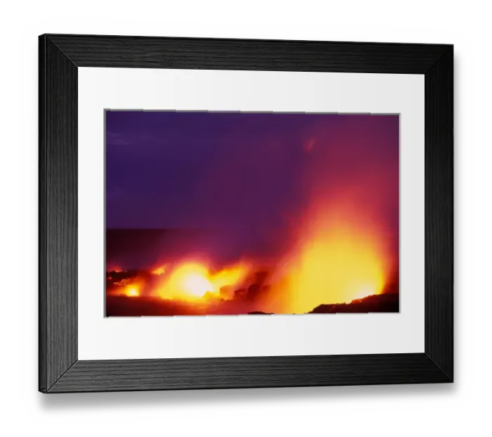 Framed Print : North America; USA; Hawaii; Volcanoes National Park Land Formation Framed Print : North America; USA; Hawaii; Volcanoes National Park Land Formation