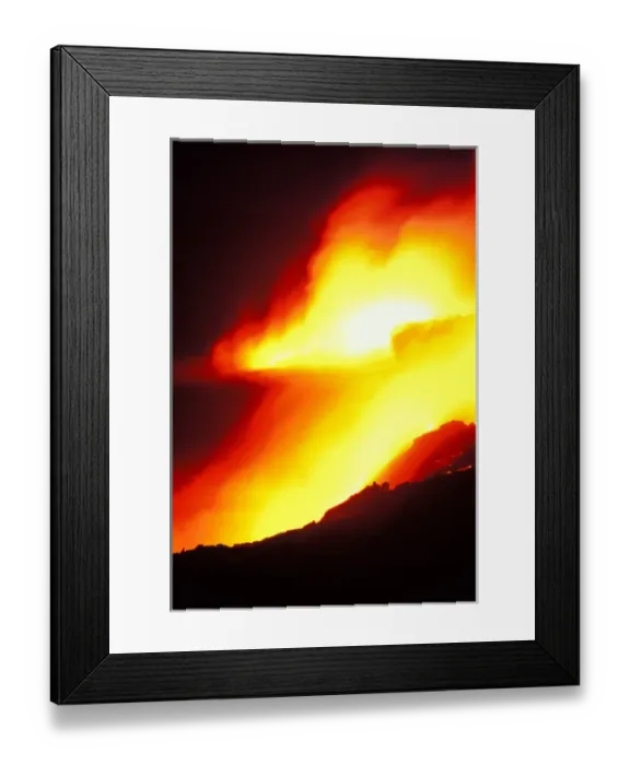 Framed Print : North America; USA; Hawaii; Volcanoes National Park Land Formation Framed Print : North America; USA; Hawaii; Volcanoes National Park Land Formation