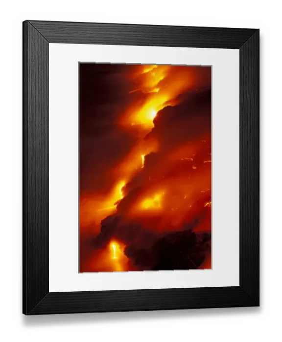 Framed Print : USA, Hawaii, Volcanoes NP Kiluea eruption Framed Print : USA, Hawaii, Volcanoes NP Kiluea eruption