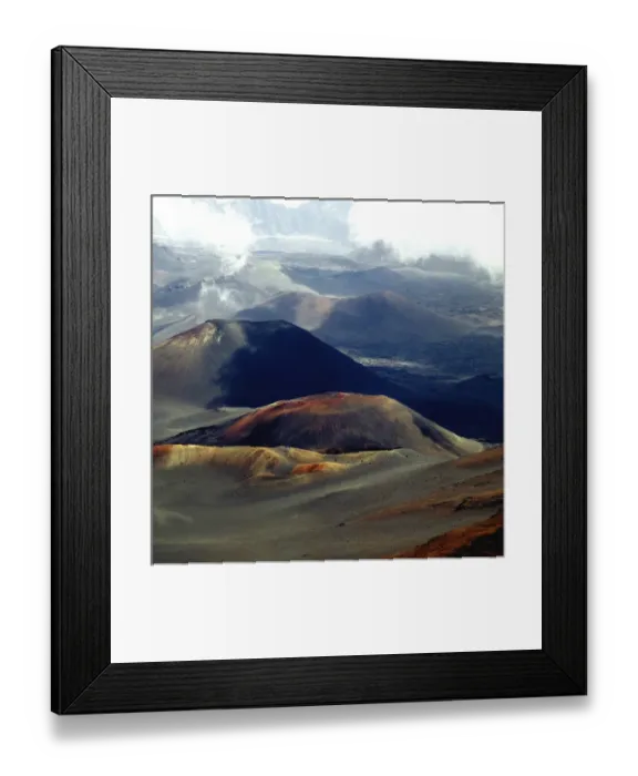 Framed Print : Haleakala Crater Maui Hawaii from the Crater Rim near Visitor center Framed Print : Haleakala Crater Maui Hawaii from the Crater Rim near Visitor center