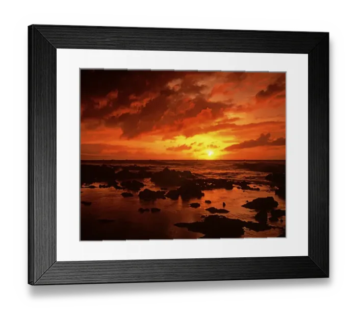 Framed Print : USA, Hawaii, Maui, Sunset at Napili Point Framed Print : USA, Hawaii, Maui, Sunset at Napili Point