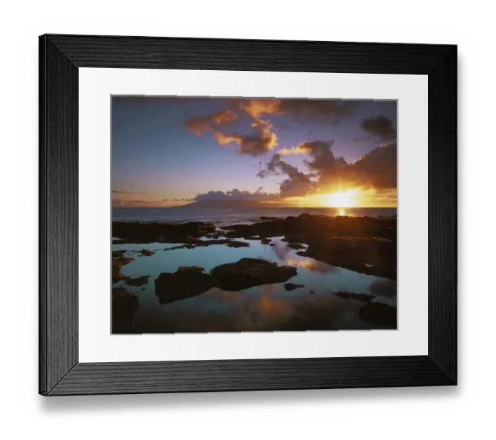 Framed Print : USA, Hawaii, Maui, Sunset from Napili Point Framed Print : USA, Hawaii, Maui, Sunset from Napili Point