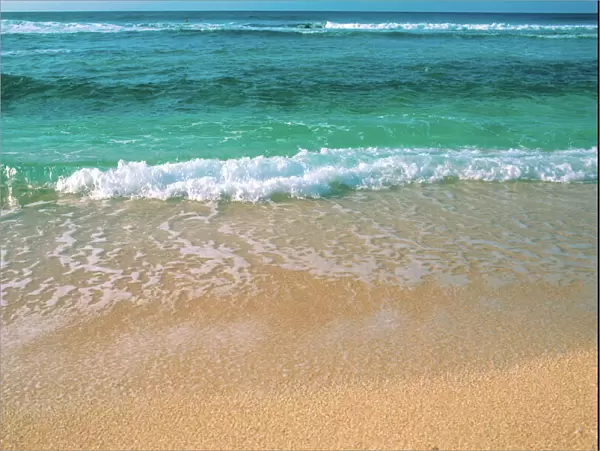Beach scene in Hawaii. wave, water, ocean, coast, shore, crashing, sea, mer