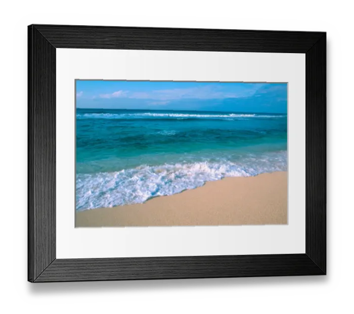 Framed Print : Beach scene in Hawaii. wave, water, ocean, coast, shore, crashing, sea, mer Framed Print : Beach scene in Hawaii. wave, water, ocean, coast, shore, crashing, sea, mer