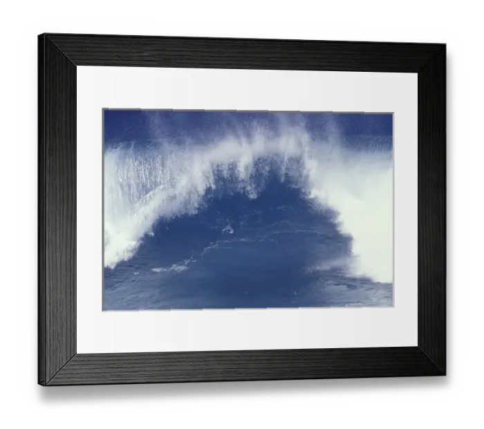 Framed Print : USA, Hawaii, Maui, Northshore Waves coming in off Kulima Point