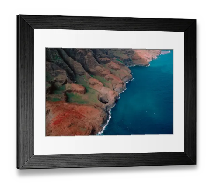Framed Print : N. A. USA, Hawaii, Kawai Napali coast Framed Print : N. A. USA, Hawaii, Kawai Napali coast