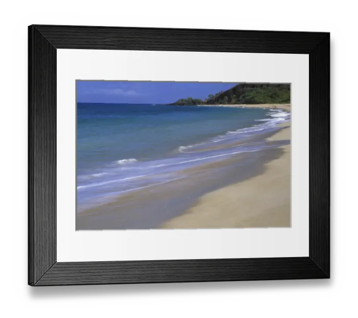 Framed Print : N. A. USA, Maui, Hawaii. Makena beach