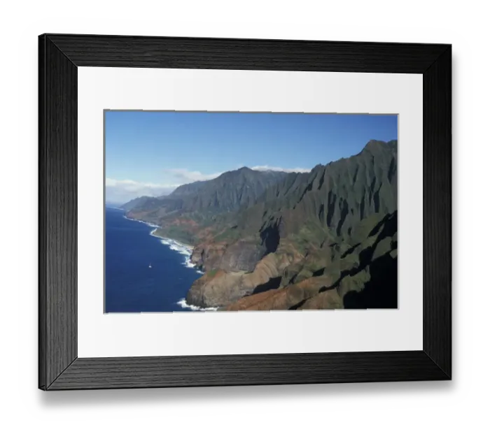 Framed Print : Hawaii, Kauai Na Pali Coast