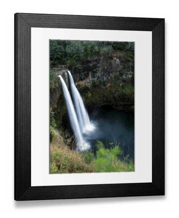 Framed Print : Hawaii Waterfalls Framed Print : Hawaii Waterfalls