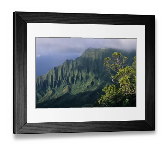 Framed Print : USA, Hawaii, Kaua i Island, Kokee State Park, Kalalau Valley, Na Pali Coast Framed Print : USA, Hawaii, Kaua i Island, Kokee State Park, Kalalau Valley, Na Pali Coast