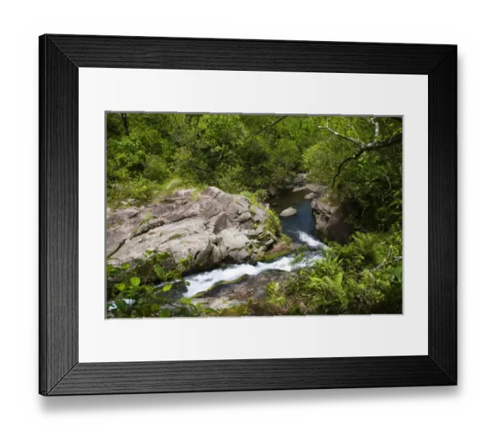 Framed Print : Kauai, Hawaii. The Kalalau Trail on the North Shore, is Kauais best known