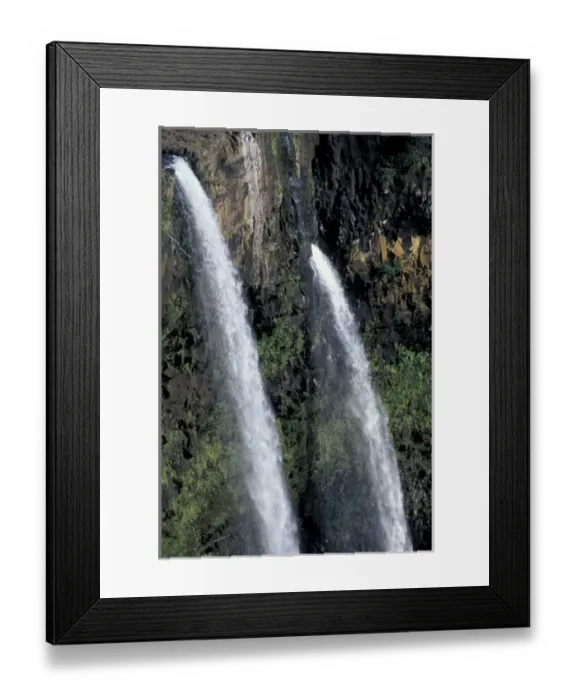 Framed Print : Hawaii, Kauai Waterfall Framed Print : Hawaii, Kauai Waterfall