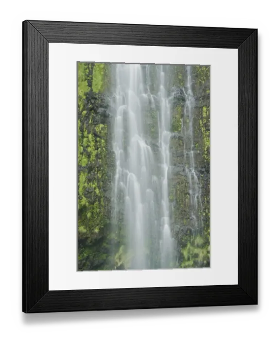 Framed Print : USA, HI, Maui, Haleakala NP, Waimoku Falls Framed Print : USA, HI, Maui, Haleakala NP, Waimoku Falls