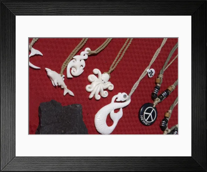 Framed Print : USA, Hawaii, Kona, souvenirs Framed Print : USA, Hawaii, Kona, souvenirs