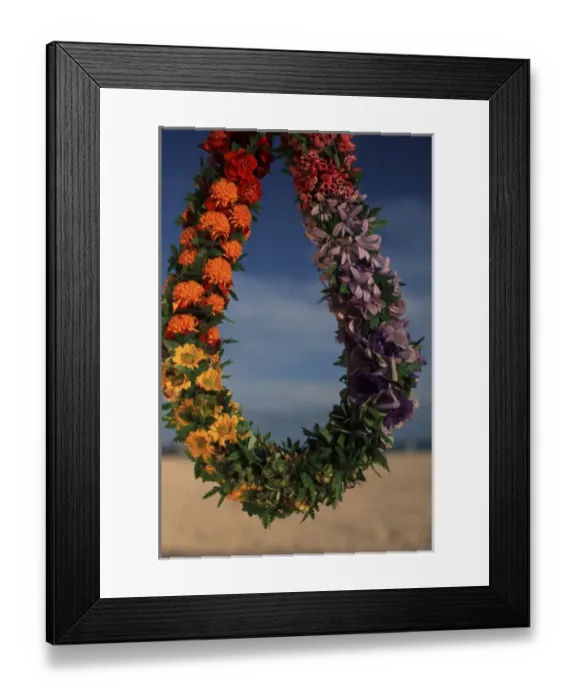 Framed Print : North America, USA, Hawaii. Large lei Framed Print : North America, USA, Hawaii. Large lei
