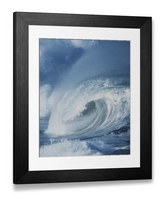 Framed Print : North America, USA, Hawaii. Large wave crashing Framed Print : North America, USA, Hawaii. Large wave crashing