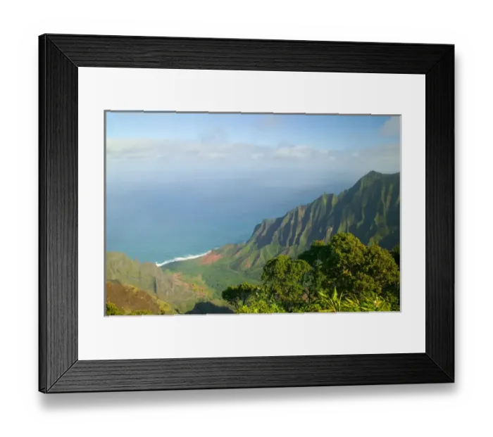 Framed Print : USA, HI, Kauai, Kokee State Park, View to Na Pali Coastline Framed Print : USA, HI, Kauai, Kokee State Park, View to Na Pali Coastline
