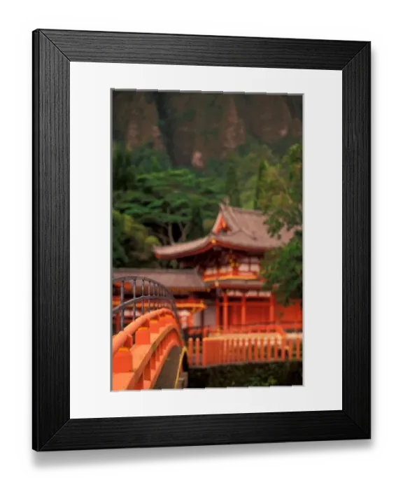 Framed Print : Hawaii, Oahu Valley of the Temples Framed Print : Hawaii, Oahu Valley of the Temples