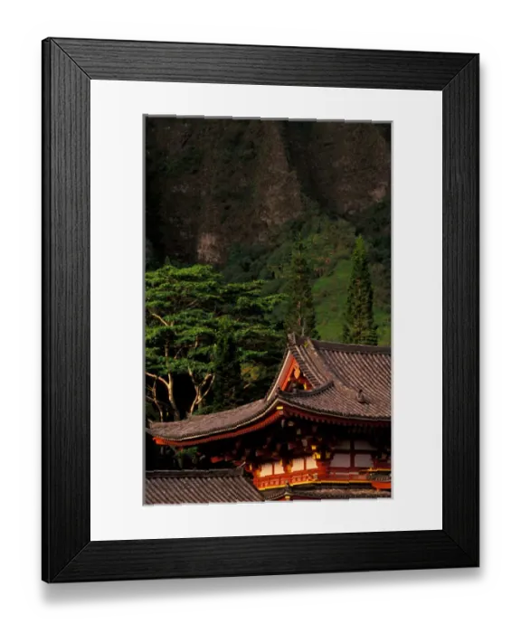 Framed Print : Hawaii, Oahu Valley of the Temples Framed Print : Hawaii, Oahu Valley of the Temples