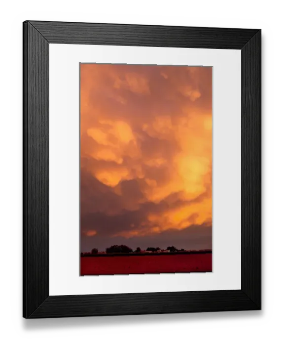 Framed Print : Storm clouds at sunset over southwest Idaho. Mammarian clouds are laden with moisture Framed Print : Storm clouds at sunset over southwest Idaho. Mammarian clouds are laden with moisture