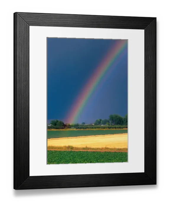 Framed Print : Rainbow over rural Idaho. rain, rainbow, weather, storm, refraction, color spectrum Framed Print : Rainbow over rural Idaho. rain, rainbow, weather, storm, refraction, color spectrum