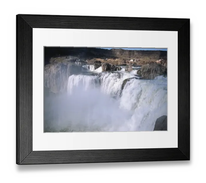Framed Print : Shoshone Falls on the Snake River near Twin Falls, Idaho. shoshone falls, waterfall
