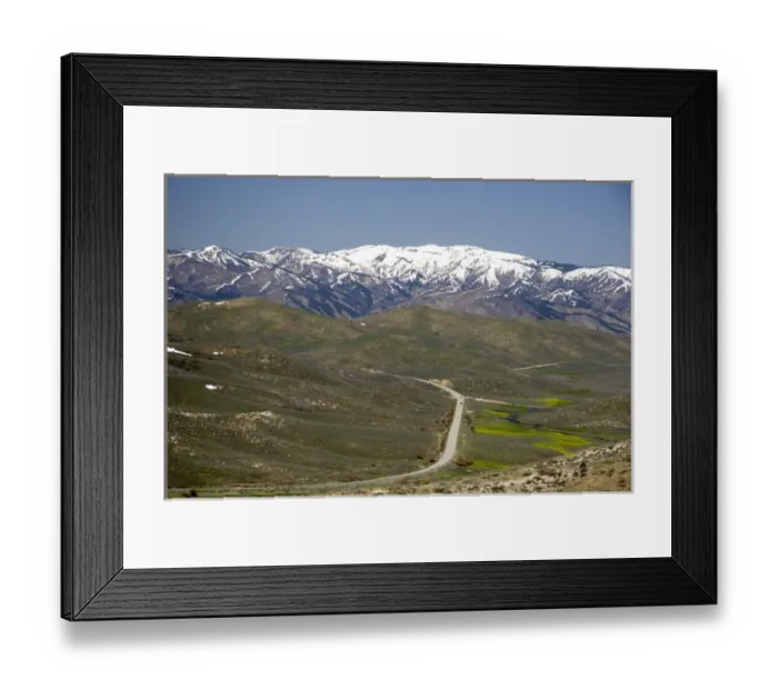 Framed Print : Trinity mountain area near Anderson Ranch Reservoir in Idaho. anderson ranch
