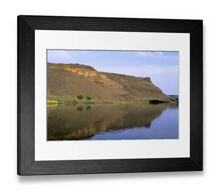 Framed Print : The Snake River near Swan Falls, Idaho