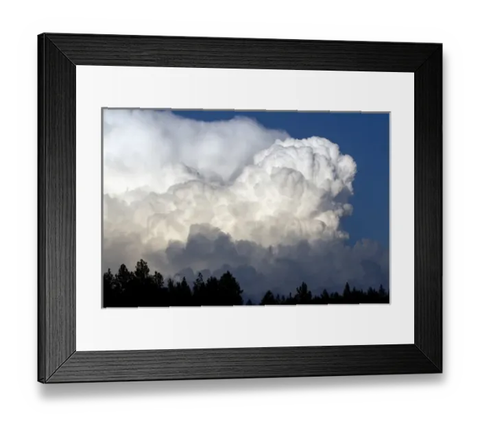 Framed Print : Cumulonimbus thunderstorm clouds form near Cascade, Idaho, USA Framed Print : Cumulonimbus thunderstorm clouds form near Cascade, Idaho, USA