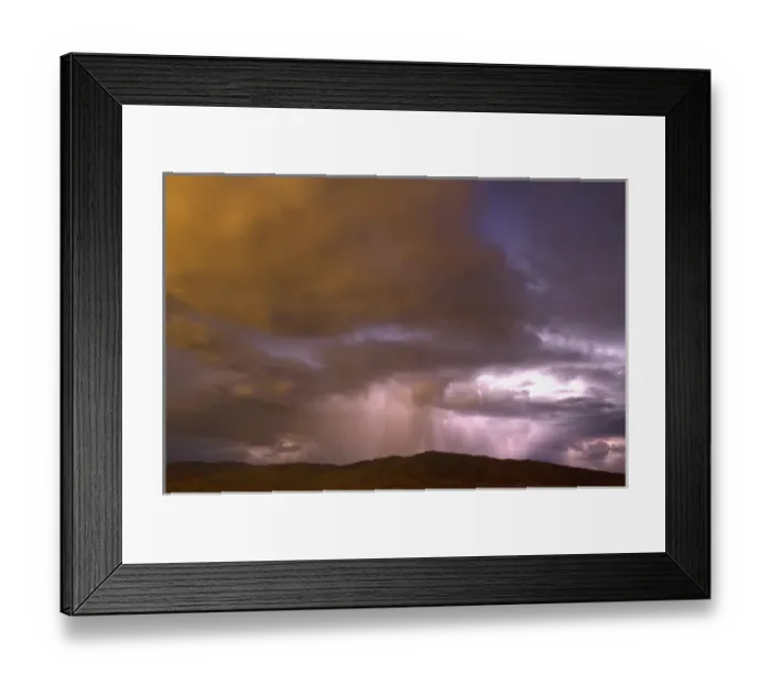 Framed Print : Lightning strikes during a thunderstorm on the first day of summer in Boise, Idaho, USA Framed Print : Lightning strikes during a thunderstorm on the first day of summer in Boise, Idaho, USA