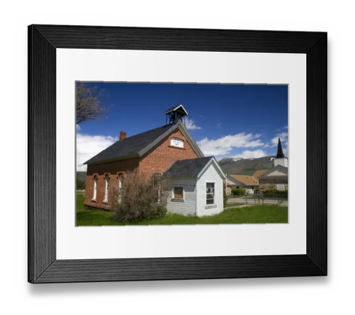 Framed Print : Elba Relief Society building located in Cassia County, Idaho, USA Framed Print : Elba Relief Society building located in Cassia County, Idaho, USA